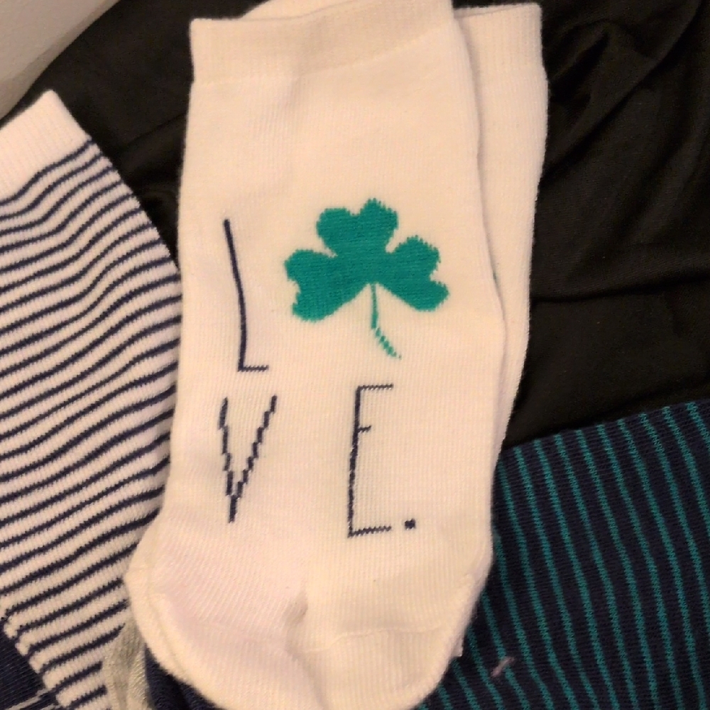 6 Pairs Multicolor St.Pattricks Day Patterned Socks Set - Picture 2 of 7